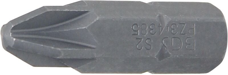 Bit Länge 30 mm Antrieb Außensechskant 8 mm (5/16') Kreuzschlitz PZ3