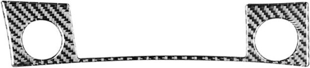 Tlily - Motor-Start-Taste Panel Trim Rahmen Aufkleber Dekoration Carbon Fiber für Audi Q5 2018-2023 Innen Zubehör