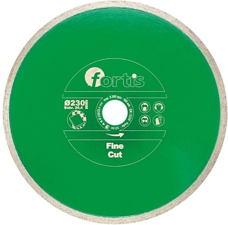 Thumbnail - FP - Fortis Diamant-Trennscheibe Fine Cut ø 125 mm Segmenthöhe 8 mm Bohrung 22,2 mm