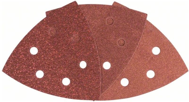 Schleifblatt-Set für Deltaschleifer, 25-tlg., Klett, 105 mm, 60, 120, 180 - Bosch