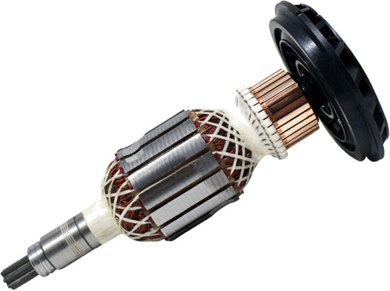 Trade-shop - Anker / Rotor / Motor Ersatzteil / Läufer / Kollektor / Polpaket mit Lüfter für Bosch 0 611 316 740 , 0 611...