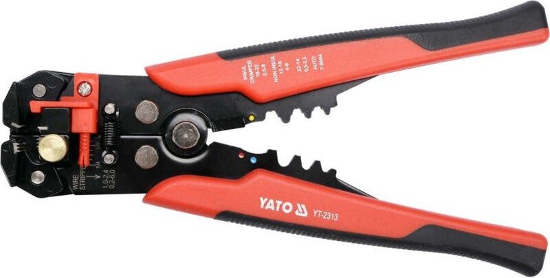 Yato YT-2313 Abisolierzange Schwarz, Rot