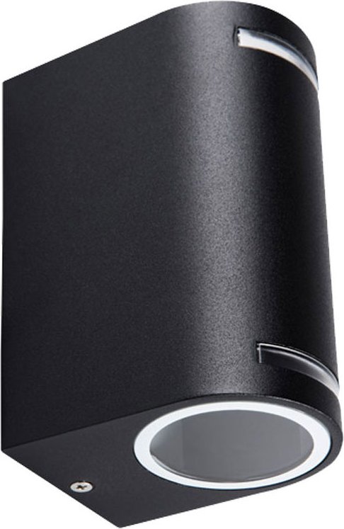 Wand Leuchte Alu Außen Bereich Garten Strahler up down Veranda Spot Lampe IP44 Kanlux 25663