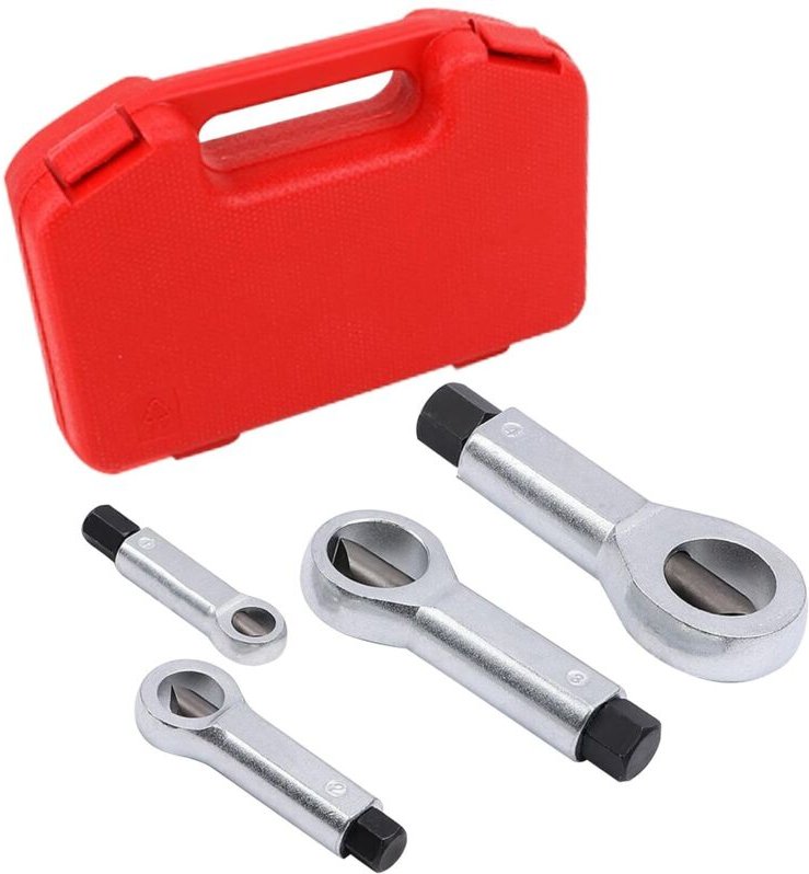 4-teiliger Mutternsprenger-Extraktor – 9 mm–27 mm Mutterntrenner, robustes Werkzeug zum Entfernen von Muttern zum Entfer...