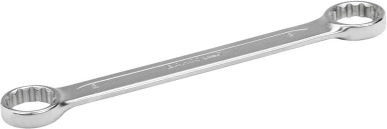 Bahco Flacher Doppelringschlüssel, 24 mm x 27 mm, verchromt, 255 mm