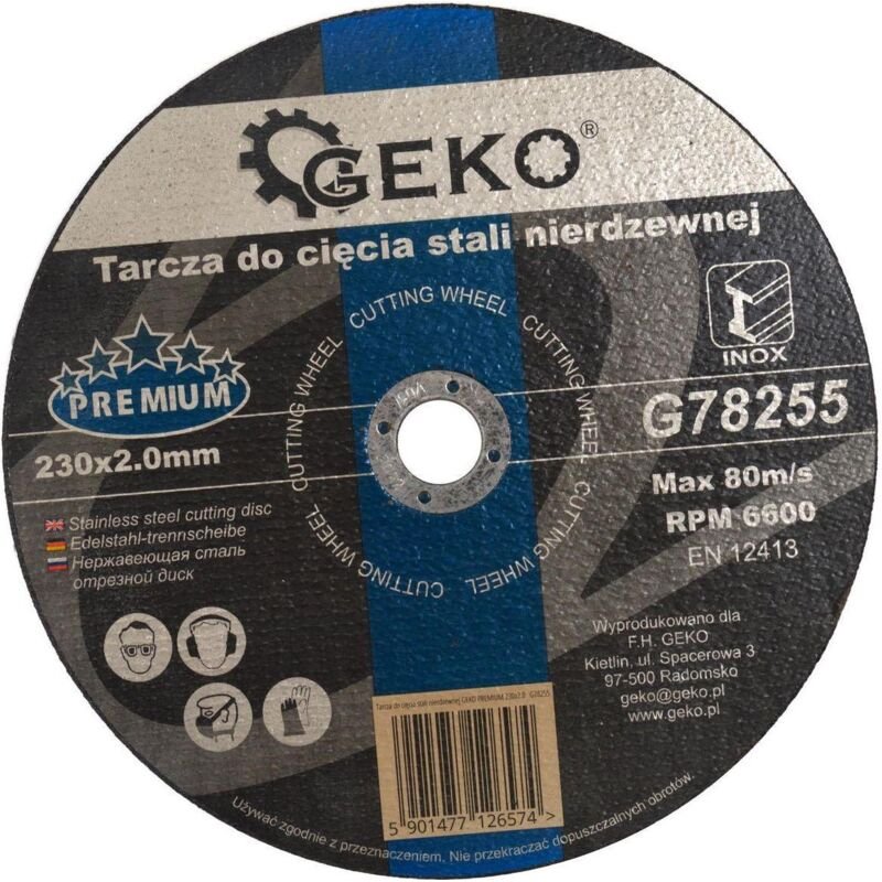 Geko 5901477126574 Trennscheibe Standard 230 mm