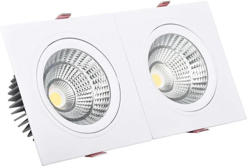 Ledkia - led Downlight Einbaustrahler 10W Rechteckig Madison Ausschnitt 165x75 mm 4000K Neutralweiß