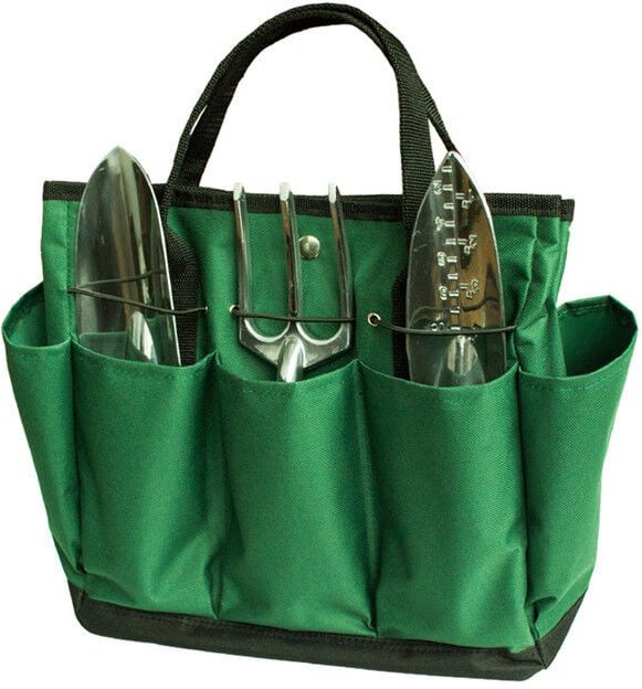 Gartenwerkzeugtasche für Gartengeräte mit kleinen Taschen, Aufbewahrungstasche für Gartengeräte, vielseitig einsetzbar, ...