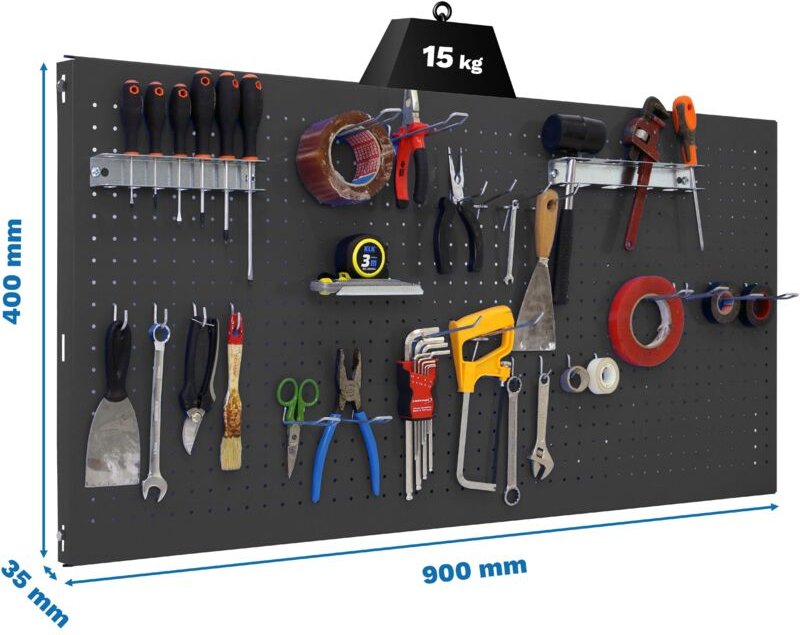Simonrack PANELCLICK Wandpaneel anthrazit 400x900 mm