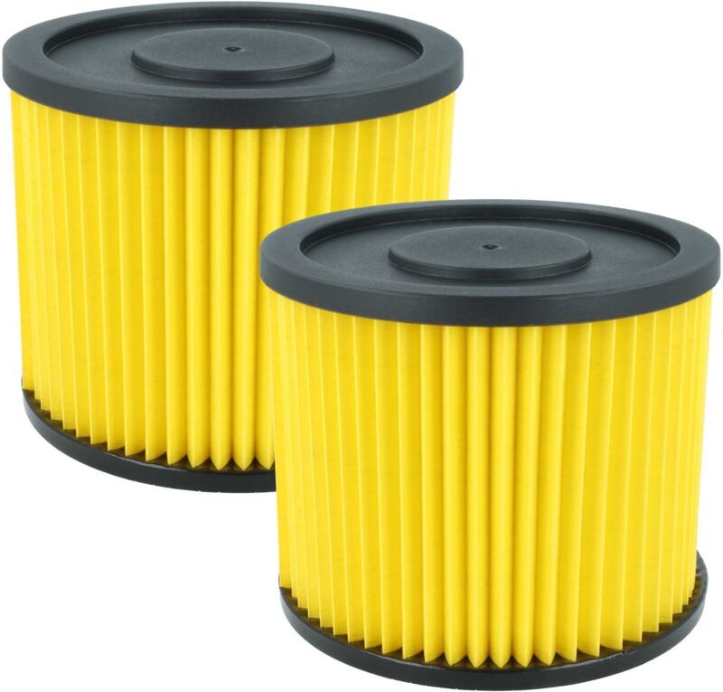 vhbw 2x Faltenfilter kompatibel mit Einhell TE-VC 2230 SA, TE-VC 1925 SA, TE-VC 2230 SAC, TE-VC 1930 SA Staubsauger - Pa...