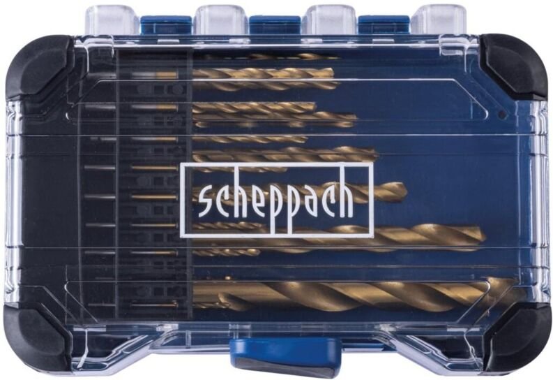 Scheppach - hss Spiralbohrer Set 15-teilig HSS15 für 20V ixes Serie