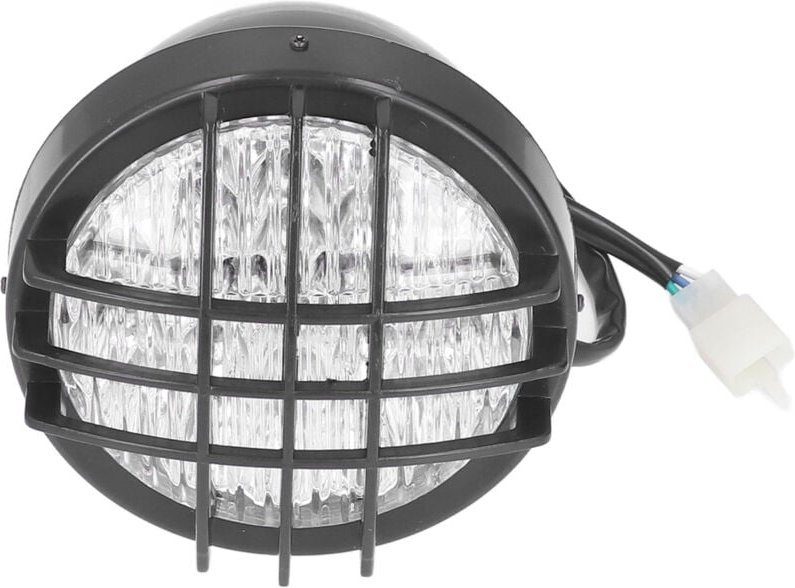 Akozon LED-Scheinwerfer, 12V 8W LED-Scheinwerfer aus Kunststoff und Metall für Motorrad, ATV, Quad, Go-Kart.