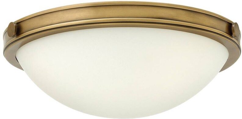 Elstead Collier - 2 Licht kleine Deckenflush Light Messing, E27