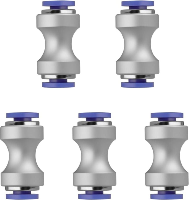5-teiliger Teflon-Zufuhrschlauchanschluss für die X1/P1-Serie, pneumatische Armatur für Bambu Lab X1/X1C/X1E/P1P/P1S 3D-...