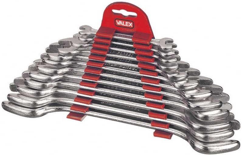 Doppelschlüsselschlüssel Serie 12 Stück 1460806 - Valex