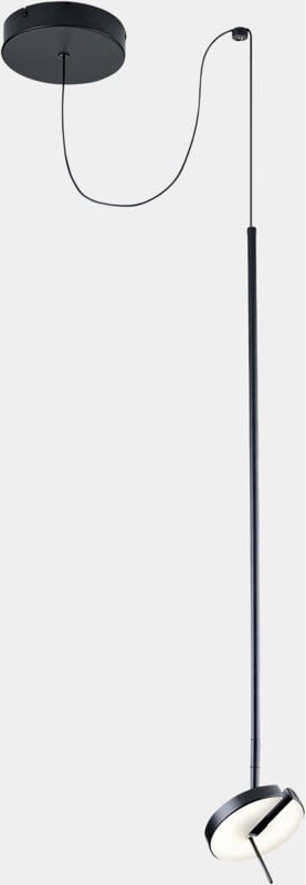 Colgante Invisible Single Fixed led 10.5 Blanco cálido - 3000K phase cut Negro 550lm