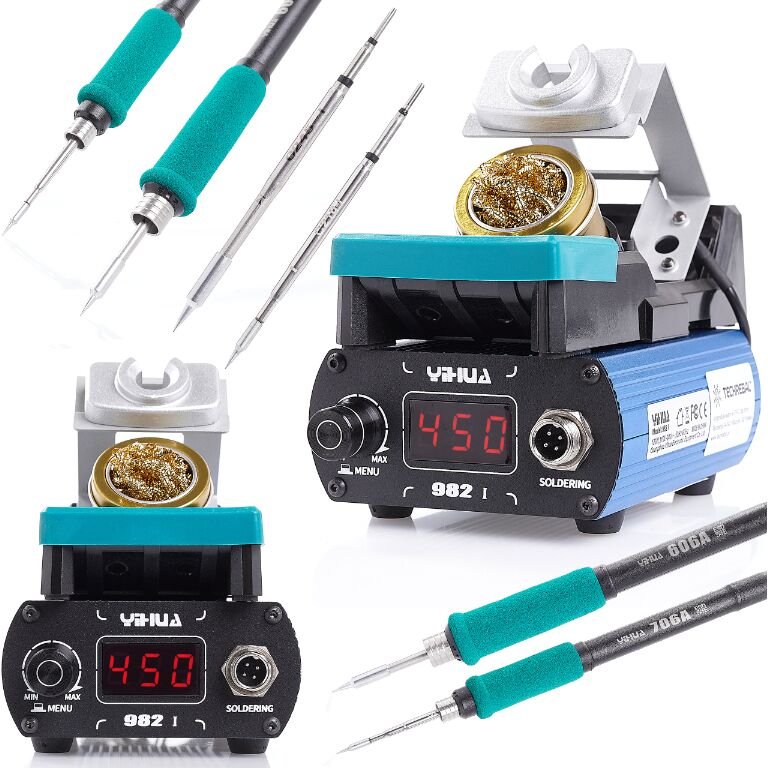 Yihua 982-I Lötstation für 210er und 245er Spitzen im Set mit 2 Spitzen