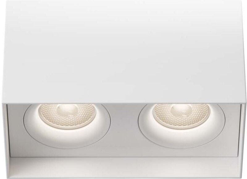 Thumbnail - Maytoni Slim Rim Aufbau-Downlight Weiß 2xGU10