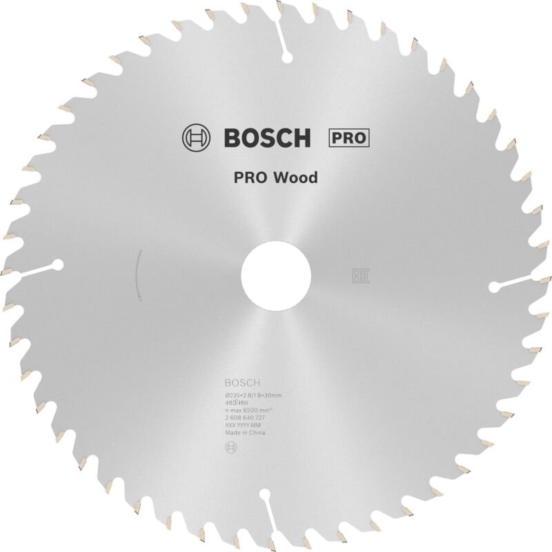 Pro Holz KSB,235x2.8x30mm,T48 - 2608640727 - Bosch