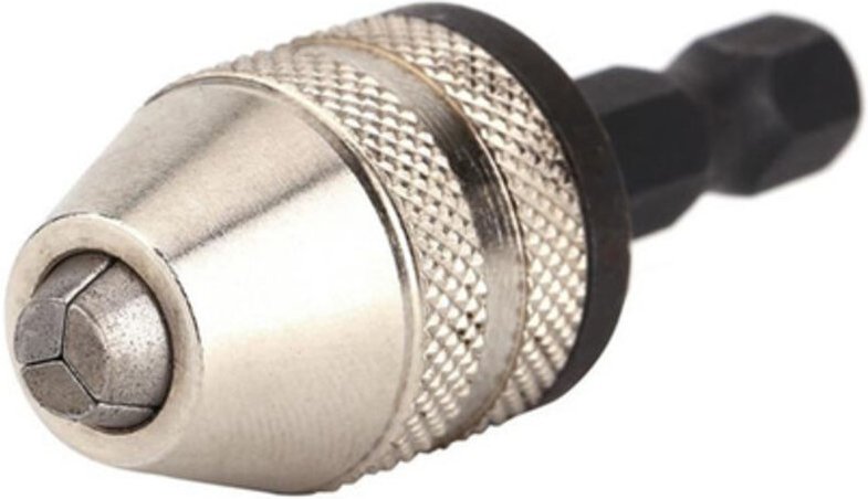 Schnellwechseladapter für Bohrfutter und Akkuschrauber (1/4 Zoll Sechskantschaft) mit Pfeilspitzen-Werkzeug (1 Stück)