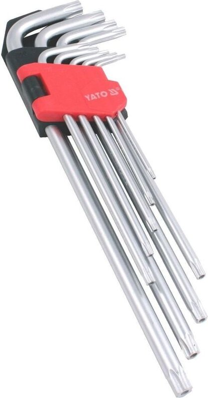 Torx-Inbusschlüssel, lang, t10-t50, 9-tlg. YT-0512 Yato