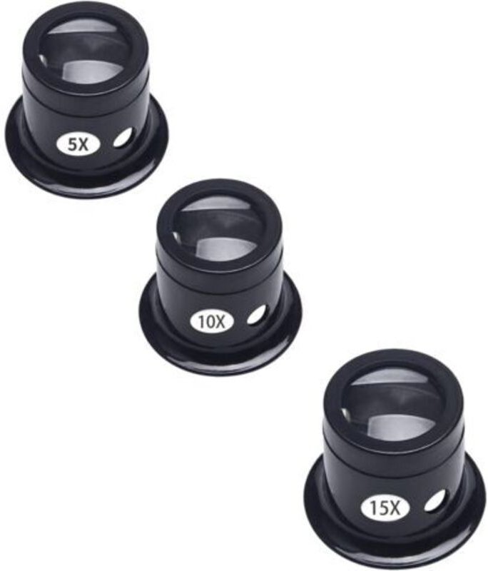 Lupe zur Uhrenreparatur, Juwelierlupe, Lupenwerkzeug zur Uhrenreparatur für Uhrmacher, Uhrmacher-Okular, präzise mechani...