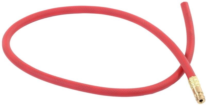 Schlauch Warmwasser rot komplett