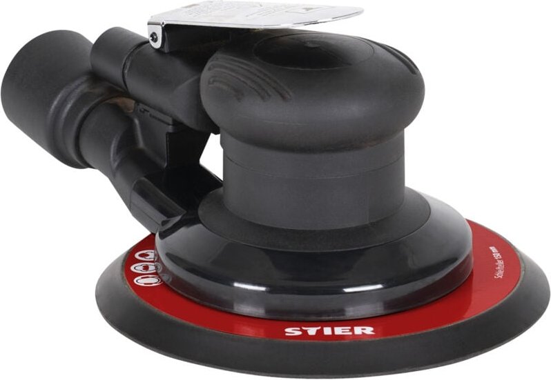 Exzenterschleifer, EXS-120, Länge 187 mm, Schleifteller 150 mm, geeignet für Nass- und Trockenschliff, mit Kletthaftung ...