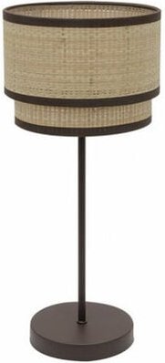 Tischlampe Roque 1xe14 Natur/braun 41x18x18 cm
