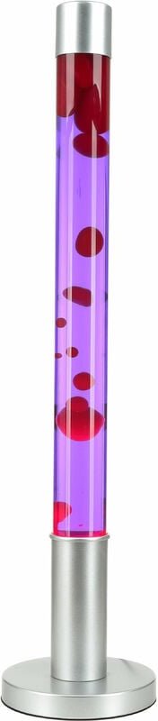 Große Lavalampe Retro 76 cm hoch Rot Lila