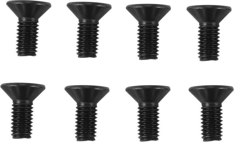 Tlily - 8 StüCk Fahrrad Lock Schuh Klampe Schraube für spd Selbsthemmendes Pedal Schloss Stahl Schwarz