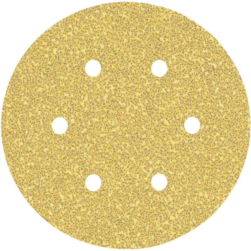 Expert C470 Schleifpapier mit 6 Löchern für Exzenterschleifer, 150 mm, g 40, 5 Stück - Bosch