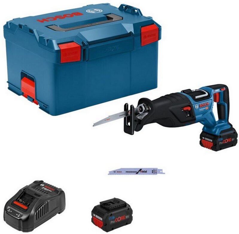 Bosch Akku Säbelsäge Säge 2x ProCORE 5.5Ah gsa 18V-28 professional 06016C0003