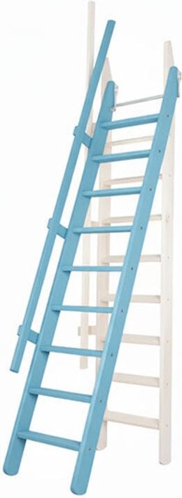 Matisère - Klappbare Raumspartreppe: Breite 55cm - Helbau (ral 5012) - MSP/R5012
