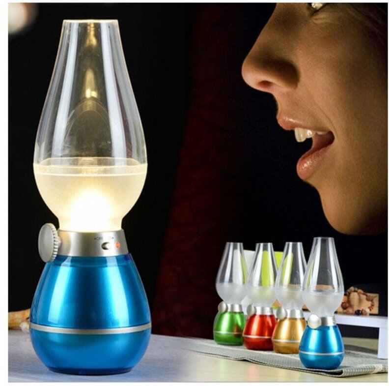 Trade Shop Traesio - Trade Shop - lampada led effetto fiamma lantern zu dimmerable recaricabile -