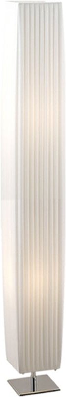 Thumbnail - Eglo - Kleine Stehleuchte bailey mit Plissee Stoffschirm Weiß eckig, Höhe 119cm