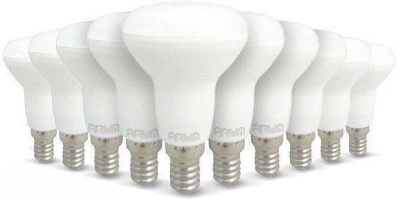 Set mit 10 LED-Lampen E14 R50 6W Gl. 50W Farbtemperatur: Warmweiß 2700K