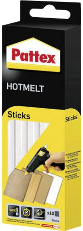 Pattex PTK6 Heißklebesticks 11 mm 200 mm Transparent 200 g 10 St.