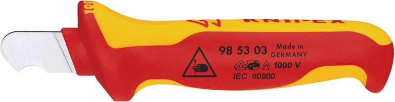 Knipex - 98 53 03 Abmantelungsmesser isolierender Mehrko.-Griff, vde 170 mm