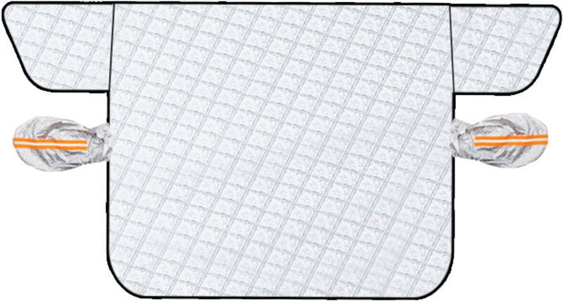 Windschutzscheiben-Autoabdeckung, wasserdicht, faltbar, mit magnetischem Sonnenschutz, Frostschutz, Frontscheibe für Aut...