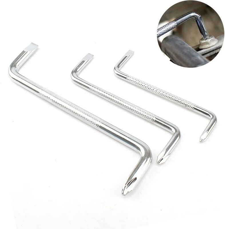 Ersandy - Z-förmiger Schraubendreher-Satz, 3-teilig, gekröpfter Schraubendreher, Z-förmiger Schraubendreher,