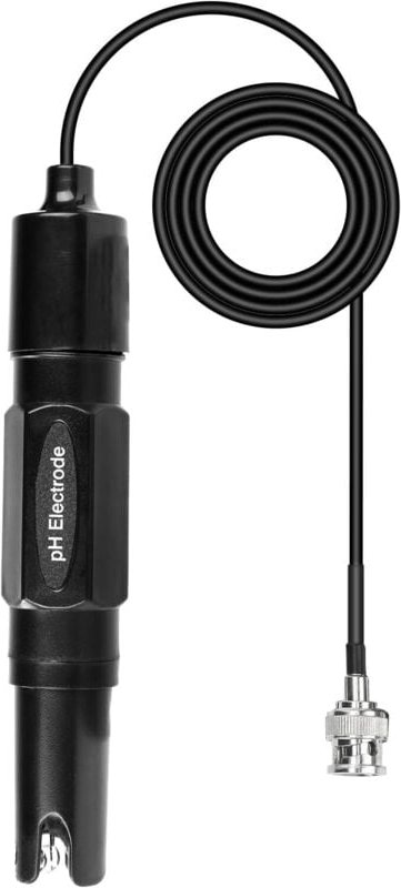 Hochpräzises Pool-pH-Meter 0–14 PH, PH-Elektrodensonde, Pool-pH-Sonde, pH-Sensorsonde, pH-Sonden-Kit für Aquaponik, Aqua...