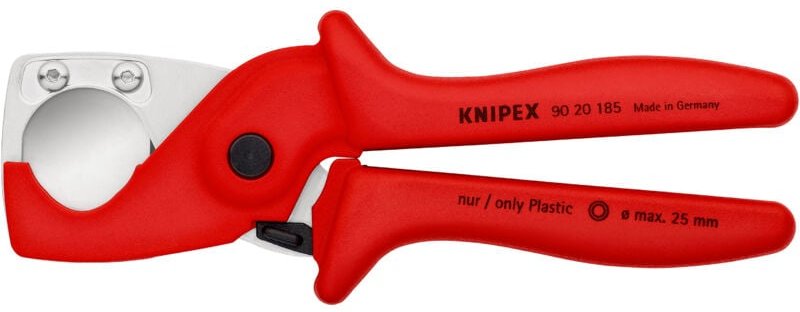 Knipex - 90 20 185 PlastiCut Schlauch- Schutzrohrschneider glasfaserver. 185 mm