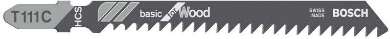 Thumbnail - Stichsägeblatt t 111 c Basic for Wood, 5er-Pack
