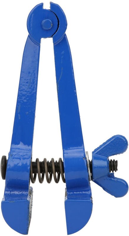 Mini-Handschraubstock aus blau lackiertem Stahl, vielseitiges Kleinwerkzeug mit drei Größen für Holz-, Metall- und Baste...