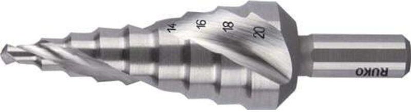 101051E Stufenbohrer 4 - 20 mm hss Gesamtlänge 75 mm 1 St. - Ruko