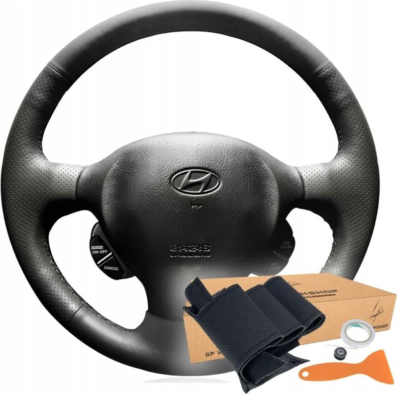 Lenkradabdeckung Mit Muster Für Hyundai Santa Fe 2001-2006