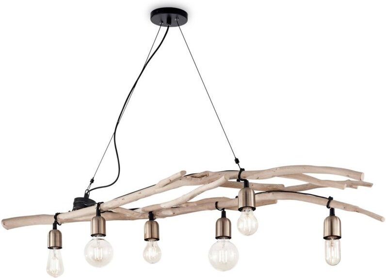 Ideal Lux - driftwood SP6, Suspension
