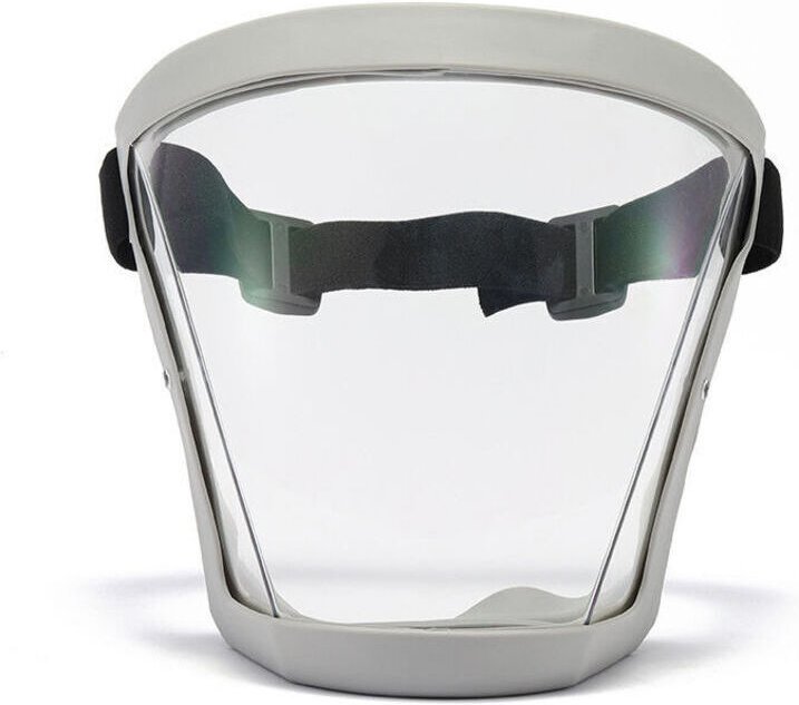 Schutzvisier, vollständig beschlagfreies Visier, vollflächig schützendes Visier, transparentes bionisches HD-Visier, Sic...