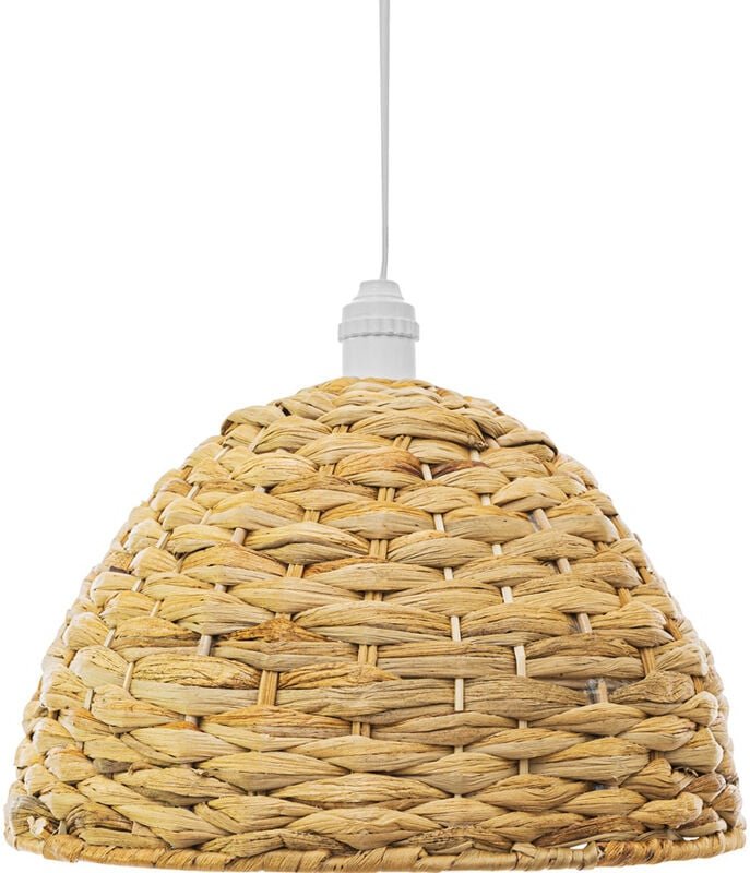 Deckenlampe aus Seegras - Boho-Bali-Design-Pendelleuchte - Ngu Natural wood